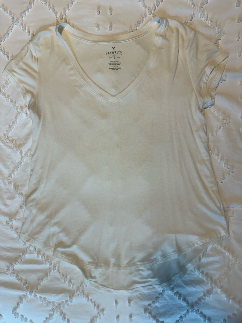 V-Neck Women’s Top - White